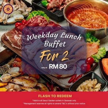 Seoul-Garden-Weekday-Lunch-Buffet-Promo-350x350 - Beverages Buffet Food , Restaurant & Pub Promotions & Freebies Sarawak 