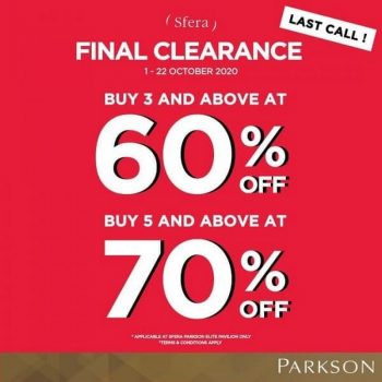 Sfera-Final-Clearance-at-Parkson-Elite-Pavilion-350x350 - Apparels Fashion Accessories Fashion Lifestyle & Department Store Kuala Lumpur Selangor Warehouse Sale & Clearance in Malaysia 