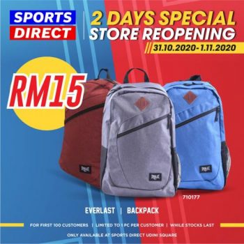 Sports-Direct-Re-Opening-Promotion-at-Udini-7-350x350 - Apparels Fashion Accessories Fashion Lifestyle & Department Store Footwear Penang Promotions & Freebies 