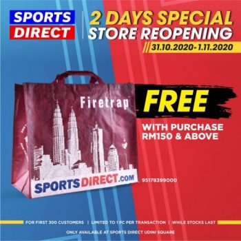 Sports-Direct-Re-Opening-Promotion-at-Udini-9-350x350 - Apparels Fashion Accessories Fashion Lifestyle & Department Store Footwear Penang Promotions & Freebies 