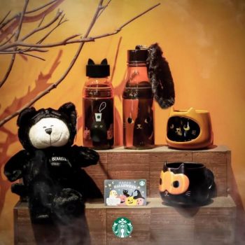 Starbucks-Halloween-Merchandises-Promo-350x350 - Beverages Food , Restaurant & Pub Johor Kedah Kelantan Kuala Lumpur Melaka Negeri Sembilan Pahang Penang Perak Perlis Promotions & Freebies Putrajaya Sabah Sarawak Selangor Terengganu 