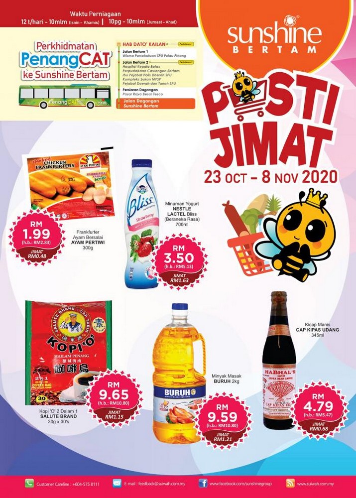 23 Oct-8 Nov 2020: Sunshine Bertam Pasti Jimat Promotion