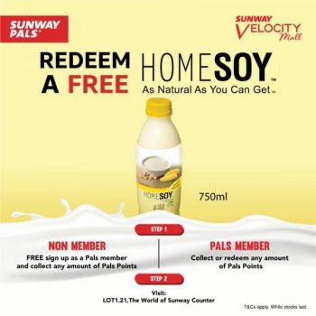 Sunway-Pals-Free-Homesoy-at-Sunway-Velocity-Mall-350x350 - Kuala Lumpur Others Promotions & Freebies Selangor 