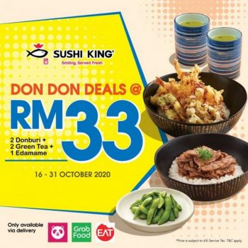 Sushi-King-Don-Don-Deals-350x350 - Beverages Food , Restaurant & Pub Johor Kedah Kelantan Kuala Lumpur Melaka Negeri Sembilan Pahang Penang Perak Perlis Promotions & Freebies Putrajaya Sabah Sarawak Selangor Terengganu 