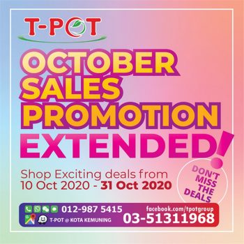 T-Pot-October-Day-Deals-350x350 - Electronics & Computers Home Appliances Kitchen Appliances Promotions & Freebies Selangor 