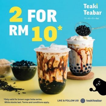 Teaki-Teabar-2-for-RM10-Promotion-at-Setapak-Central-350x350 - Beverages Food , Restaurant & Pub Kuala Lumpur Promotions & Freebies Selangor 