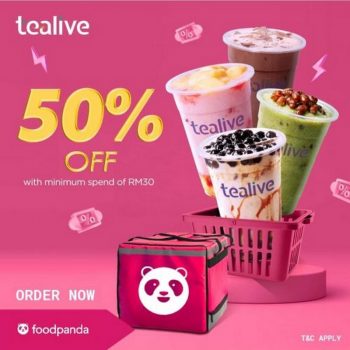 Tealive-October-Promotion-at-FoodPanda-350x350 - Beverages Food , Restaurant & Pub Johor Kedah Kelantan Kuala Lumpur Melaka Negeri Sembilan Online Store Pahang Penang Perak Perlis Promotions & Freebies Putrajaya Sabah Sarawak Selangor Terengganu 