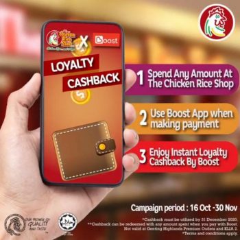 The-Chicken-Rice-Shop-15-OFF-Cashback-Promotion-with-Boost-350x350 16 Oct-30 Nov 2020: The Chicken Rice Shop 15% OFF Cashback Promotion with Boost