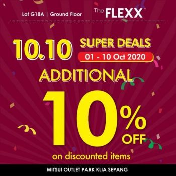 The-Flexx-10.10-Super-Deals-Sale-at-Mitsui-Outlet-Park-350x350 - Fashion Accessories Fashion Lifestyle & Department Store Footwear Malaysia Sales Selangor 