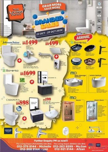 The-Living-Depot-Branded-Sale-350x494 - Building Materials Furniture Home & Garden & Tools Home Decor Malaysia Sales Sanitary & Bathroom Selangor 