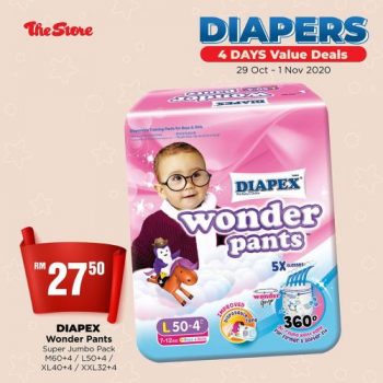 The-Store-Diapers-4-Days-Value-Deals-Promotion-1-350x350 - Baby & Kids & Toys Diapers Johor Kedah Kelantan Kuala Lumpur Melaka Negeri Sembilan Pahang Penang Perak Perlis Promotions & Freebies Putrajaya Sabah Sarawak Selangor Supermarket & Hypermarket Terengganu 