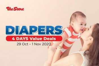 The-Store-Diapers-4-Days-Value-Deals-Promotion-350x232 - Baby & Kids & Toys Diapers Johor Kedah Kelantan Kuala Lumpur Melaka Negeri Sembilan Pahang Penang Perak Perlis Promotions & Freebies Putrajaya Sabah Sarawak Selangor Supermarket & Hypermarket Terengganu 