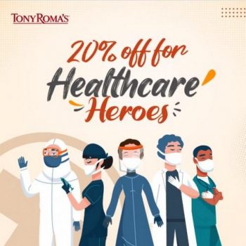 Tony-Romas-Healthcare-Heroes-Promotion-350x350 - Beverages Food , Restaurant & Pub Johor Kedah Kelantan Kuala Lumpur Melaka Negeri Sembilan Pahang Penang Perak Perlis Promotions & Freebies Putrajaya Sabah Sarawak Selangor Terengganu 