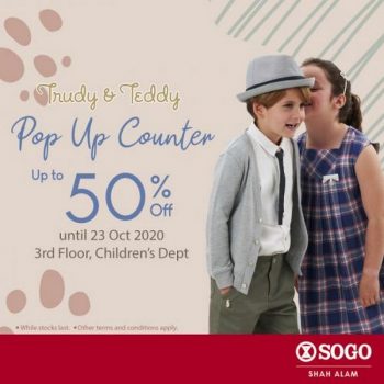 Trudy-Teddy-Pop-Up-Counter-Sale-at-SOGO-350x350 - Baby & Kids & Toys Children Fashion Malaysia Sales Selangor 
