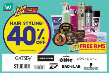 Watsons-Hair-Styling-Sale-350x233 - Beauty & Health Hair Care Johor Kedah Kelantan Kuala Lumpur Malaysia Sales Melaka Negeri Sembilan Pahang Penang Perak Perlis Personal Care Putrajaya Sabah Sarawak Selangor Terengganu 