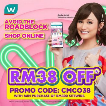 Watsons-Online-CMCO-Promotion-350x350 - Beauty & Health Health Supplements Johor Kedah Kelantan Kuala Lumpur Melaka Negeri Sembilan Online Store Pahang Penang Perak Perlis Personal Care Promotions & Freebies Putrajaya Sabah Sarawak Selangor Terengganu 