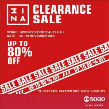 3INA-Make-Up-Clearance-Sale-at-SOGO-350x350 - Beauty & Health Cosmetics Kuala Lumpur Personal Care Selangor Warehouse Sale & Clearance in Malaysia 