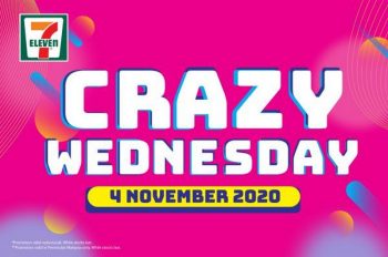 7-Eleven-Crazy-Wednesday-Promotion-350x232 - Johor Kedah Kelantan Kuala Lumpur Melaka Negeri Sembilan Pahang Penang Perak Perlis Promotions & Freebies Putrajaya Sabah Sarawak Selangor Supermarket & Hypermarket Terengganu 