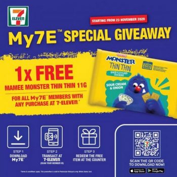 7-Eleven-Mamee-Monster-Thin-Thin-Promo-350x350 - Johor Kedah Kelantan Kuala Lumpur Melaka Negeri Sembilan Others Pahang Penang Perak Perlis Promotions & Freebies Putrajaya Sabah Sarawak Selangor Supermarket & Hypermarket Terengganu 