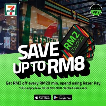 7-Eleven-Up-To-RM8-OFF-Promotion-with-Razer-Pay-350x350 - Johor Kedah Kelantan Kuala Lumpur Melaka Negeri Sembilan Pahang Penang Perak Perlis Promotions & Freebies Putrajaya Sabah Sarawak Selangor Supermarket & Hypermarket Terengganu 
