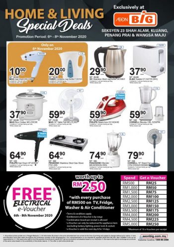 AEON-BiG-Home-Living-Special-Deals-Promotion-350x495 - Johor Kuala Lumpur Penang Promotions & Freebies Selangor Supermarket & Hypermarket 