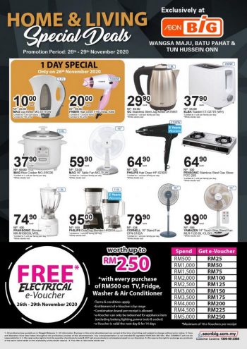 AEON-BiG-Home-Living-Special-Deals-Promotion-4-350x495 - Johor Kedah Kelantan Kuala Lumpur Melaka Negeri Sembilan Pahang Penang Perak Perlis Promotions & Freebies Putrajaya Sabah Sarawak Selangor Supermarket & Hypermarket Terengganu 