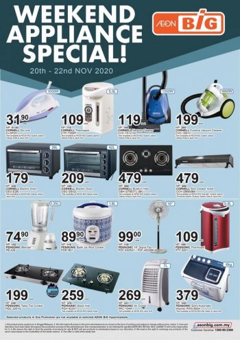 AEON-BiG-Weekend-Appliance-Promotion-350x495 - Electronics & Computers Home Appliances Johor Kedah Kelantan Kitchen Appliances Kuala Lumpur Melaka Negeri Sembilan Pahang Penang Perak Perlis Promotions & Freebies Putrajaya Sabah Sarawak Selangor Supermarket & Hypermarket Terengganu 