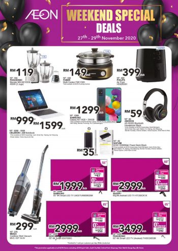 AEON-Black-Friday-Weekend-Promotion-1-350x495 - Johor Kedah Kelantan Kuala Lumpur Melaka Negeri Sembilan Pahang Penang Perak Perlis Promotions & Freebies Putrajaya Sabah Sarawak Selangor Supermarket & Hypermarket Terengganu 