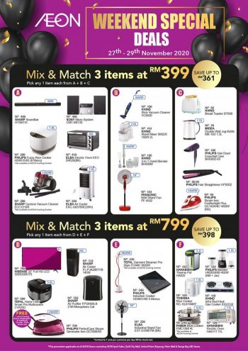 AEON-Black-Friday-Weekend-Promotion-2-350x495 - Johor Kedah Kelantan Kuala Lumpur Melaka Negeri Sembilan Pahang Penang Perak Perlis Promotions & Freebies Putrajaya Sabah Sarawak Selangor Supermarket & Hypermarket Terengganu 
