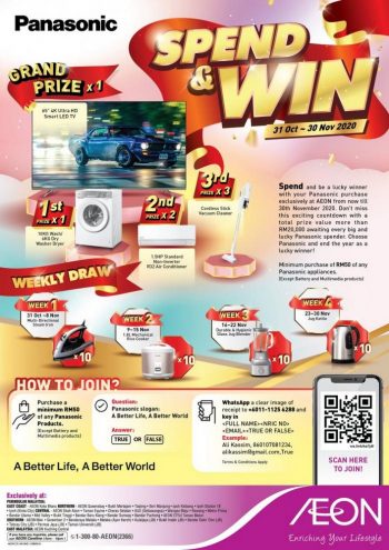 AEON-Panasonic-Spend-Win-Contest-Promotion-350x495 - Johor Kedah Kelantan Kuala Lumpur Melaka Negeri Sembilan Pahang Penang Perak Perlis Promotions & Freebies Putrajaya Sabah Sarawak Selangor Supermarket & Hypermarket Terengganu 