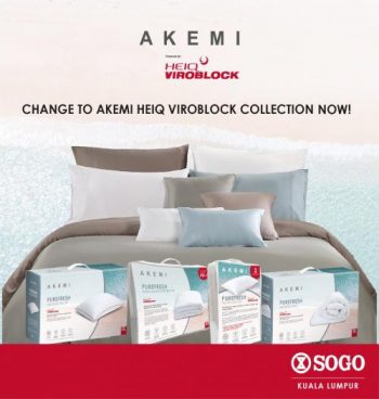 AKEMI-HeiQ-Viroblock-Promotion-at-SOGO-3-350x368 - Beddings Home & Garden & Tools Kuala Lumpur Mattress Promotions & Freebies Selangor 