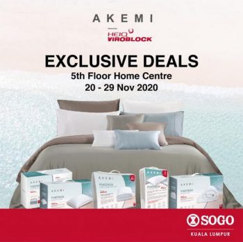 AKEMI-HeiQ-Viroblock-Promotion-at-SOGO-350x349 - Beddings Home & Garden & Tools Kuala Lumpur Mattress Promotions & Freebies Selangor 