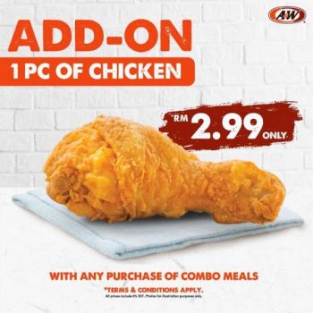 AW-Add-On-Fried-Chicken-Promotion-350x350 - Beverages Food , Restaurant & Pub Johor Kedah Kelantan Kuala Lumpur Melaka Negeri Sembilan Pahang Penang Perak Perlis Promotions & Freebies Putrajaya Sabah Sarawak Selangor Terengganu 