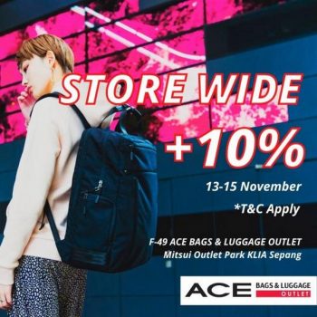 Ace-Bags-Luggage-Outlet-Weekend-Sale-at-Mitsui-Outlet-Park-350x350 - Luggage Malaysia Sales Selangor Sports,Leisure & Travel 
