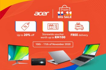 Acer-11.11-Big-Sale-at-Shopee-350x233 - Computer Accessories Electronics & Computers IT Gadgets Accessories Johor Kedah Kelantan Kuala Lumpur Malaysia Sales Melaka Negeri Sembilan Online Store Pahang Penang Perak Perlis Putrajaya Sabah Sarawak Selangor Terengganu 