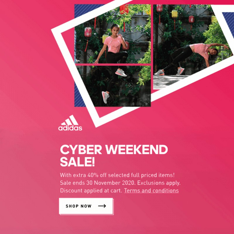 adidas cyber week sale