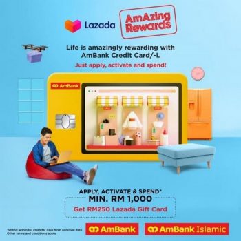 AmBank-Lazada-Gift-Card-Promo-350x350 - Bank & Finance Johor Kedah Kelantan Kuala Lumpur Maybank Melaka Negeri Sembilan Online Store Pahang Penang Perak Perlis Promotions & Freebies Putrajaya Sabah Sarawak Selangor Terengganu 