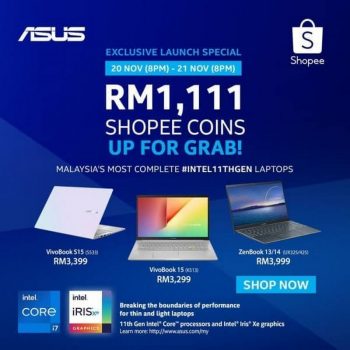 Asus-ZenBook-Promo-at-Shopee-350x350 - Electronics & Computers IT Gadgets Accessories Johor Kedah Kelantan Kuala Lumpur Laptop Melaka Negeri Sembilan Pahang Penang Perak Perlis Promotions & Freebies Putrajaya Sabah Sarawak Selangor Terengganu 