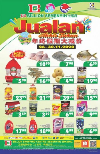 BILLION-Year-End-Sale-Promotion-at-Semenyih-350x539 - Promotions & Freebies Selangor Supermarket & Hypermarket 