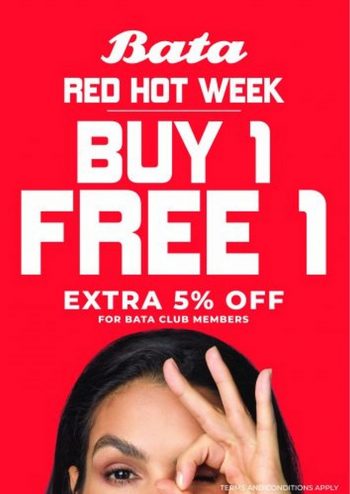 Bata-Red-Hot-Week-Buy-1-Free-1-Promo-350x494 - Fashion Lifestyle & Department Store Footwear Johor Kedah Kelantan Kuala Lumpur Melaka Nationwide Negeri Sembilan Pahang Penang Perak Perlis Promotions & Freebies Putrajaya Sabah Sarawak Selangor Terengganu 