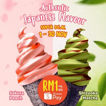 Black-Whale-Sakura-Peach-and-Shizuoka-Matcha-Soft-Serve-Promo-350x350 - Beverages Food , Restaurant & Pub Johor Kuala Lumpur Penang Perak Promotions & Freebies Sabah Selangor 