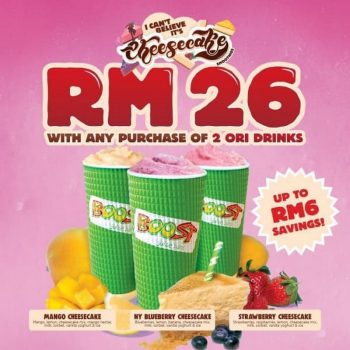 Boost-Juice-Cheesecake-Smoothies-Promo-at-Dpulze-Shopping-Centre-350x350 - Beverages Food , Restaurant & Pub Promotions & Freebies Selangor 