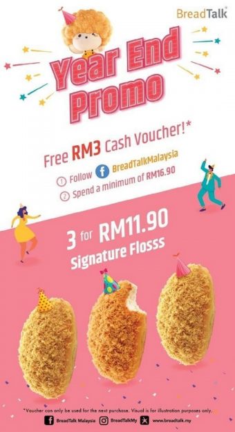 BreadTalk-Year-End-Promotion-at-Plaza-Low-Yat-340x625 - Beverages Food , Restaurant & Pub Kuala Lumpur Promotions & Freebies Selangor 