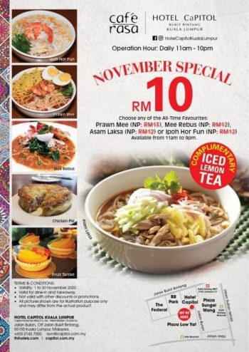 Cafe-Rasa-November-Special-350x494 - Beverages Food , Restaurant & Pub Hotels Kuala Lumpur Promotions & Freebies Selangor Sports,Leisure & Travel 