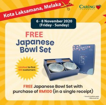 Caring-Pharmacy-Opening-Promotion-at-Kota-Laksamana-2-350x349 - Beauty & Health Health Supplements Melaka Personal Care Promotions & Freebies 
