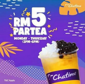 Chatime-Partea-Promotion-350x345 - Beverages Food , Restaurant & Pub Johor Kedah Kelantan Kuala Lumpur Melaka Negeri Sembilan Pahang Penang Perak Perlis Promotions & Freebies Putrajaya Sabah Sarawak Selangor Terengganu 