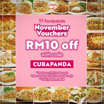 Chilis-Grill-Bar-November-Vouchers-Promo-at-FoodPanda-350x350 - Beverages Food , Restaurant & Pub Johor Kedah Kelantan Kuala Lumpur Melaka Negeri Sembilan Online Store Pahang Penang Perak Perlis Promotions & Freebies Putrajaya Sabah Sarawak Selangor Terengganu 