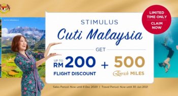 Claim-your-Stimulus-Cuti-Malaysia-at-Malaysia-Airlines-350x190 - Air Fare Johor Kedah Kelantan Kuala Lumpur Melaka Negeri Sembilan Online Store Pahang Penang Perak Perlis Promotions & Freebies Putrajaya Sabah Sarawak Selangor Sports,Leisure & Travel Terengganu Travel Packages 