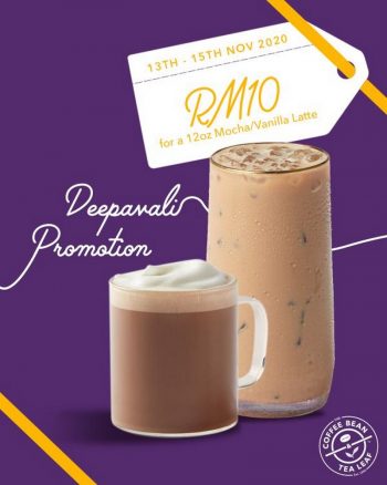 Coffee-Bean-Deepavali-Promotion-350x438 - Beverages Food , Restaurant & Pub Johor Kedah Kelantan Kuala Lumpur Melaka Negeri Sembilan Pahang Penang Perak Perlis Promotions & Freebies Putrajaya Sabah Sarawak Selangor Terengganu 