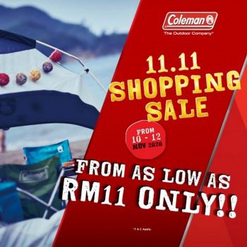 Coleman-11.11-Shopping-Sale-350x350 - Johor Kedah Kelantan Kuala Lumpur Malaysia Sales Melaka Negeri Sembilan Online Store Others Outdoor Sports Pahang Penang Perak Perlis Putrajaya Sabah Sarawak Selangor Sports,Leisure & Travel Terengganu 